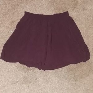 LA Hearts Maroon skirt
